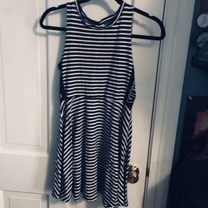 🖤🌟🖤PINK VS Black Striped Tank Dress 🖤🌟🖤